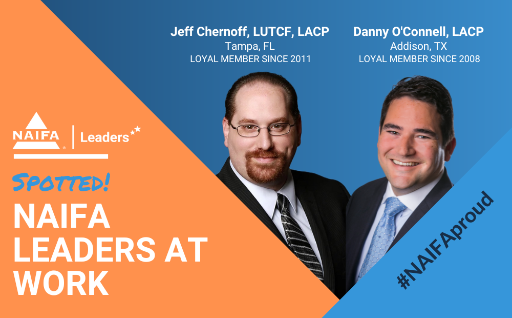 NAIFA's Danny O'Connell & Jeff Chernoff Featured in InsuranceNewsNet Article
