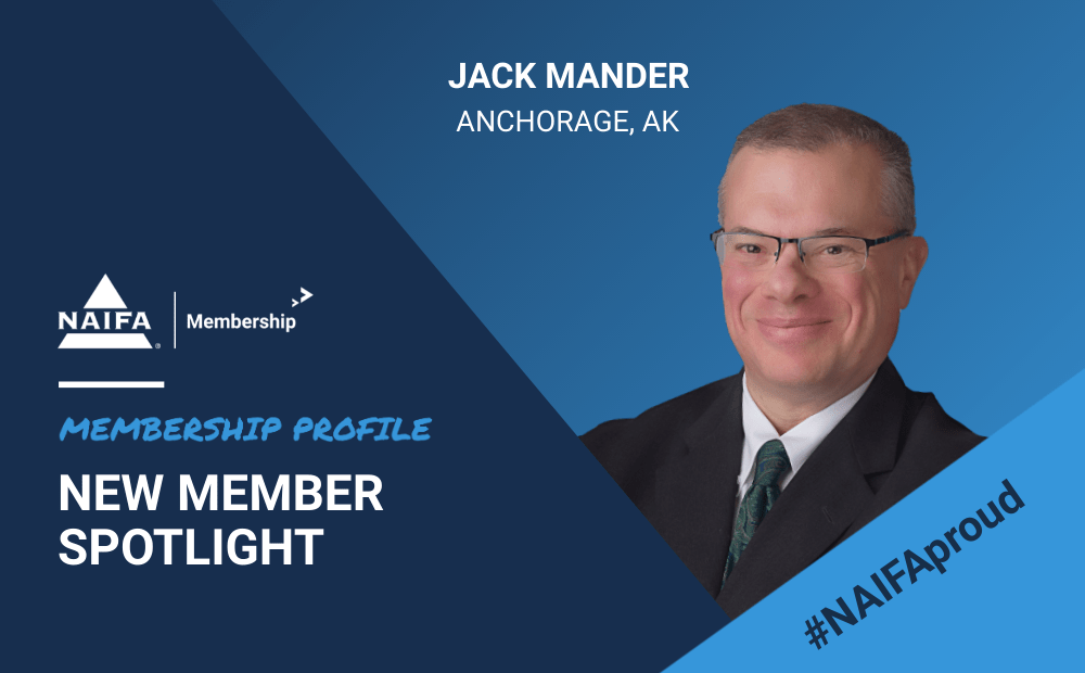 NAIFA Welcomes New Member Jack Mander