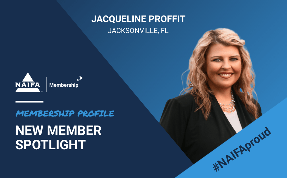 NAIFA Welcomes New Member Jacqueline Proffit