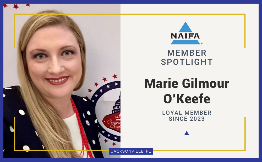 Loyal NAIFA Member Marie Gilmore O'Keefe  