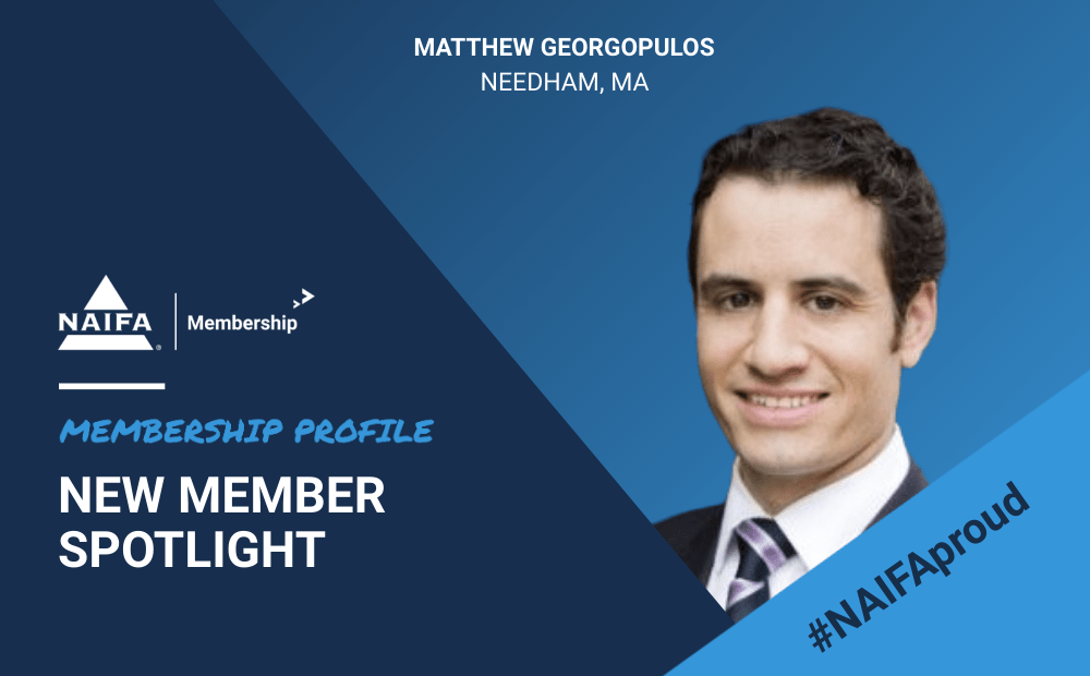 NAIFA Welcomes New Member Matt Georgopulos 