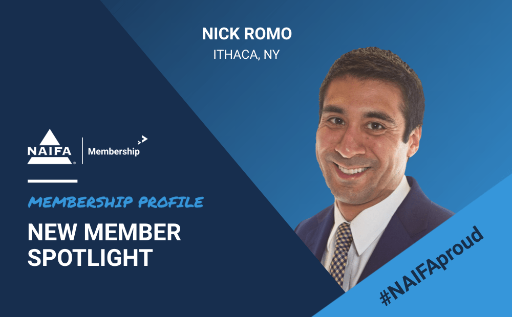 NAIFA Welcomes New Member Nick Romo