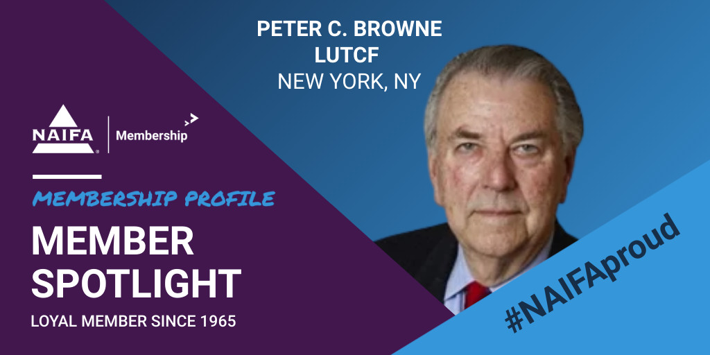 Meet Loyal NAIFA Member Peter C. Browne