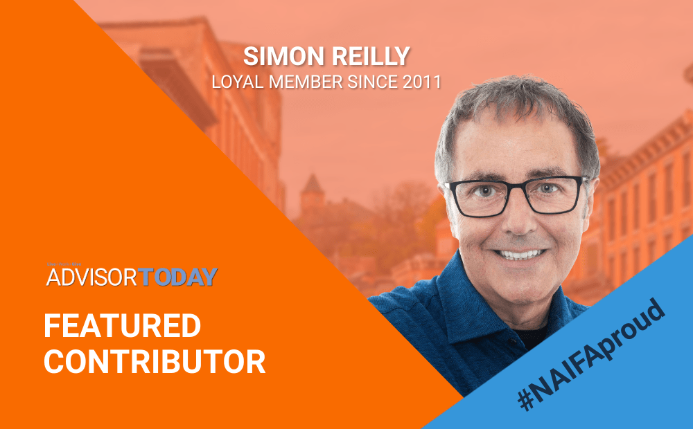 Advisor Today Featured Contributor Simon Reilly