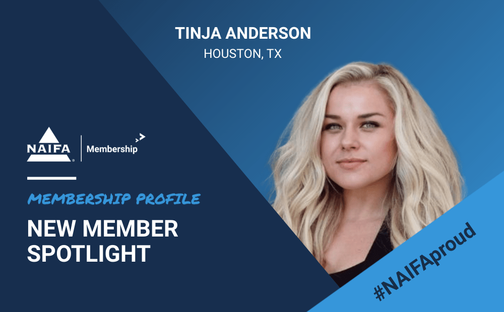 NAIFA Welcomes New Member Tinja Anderson